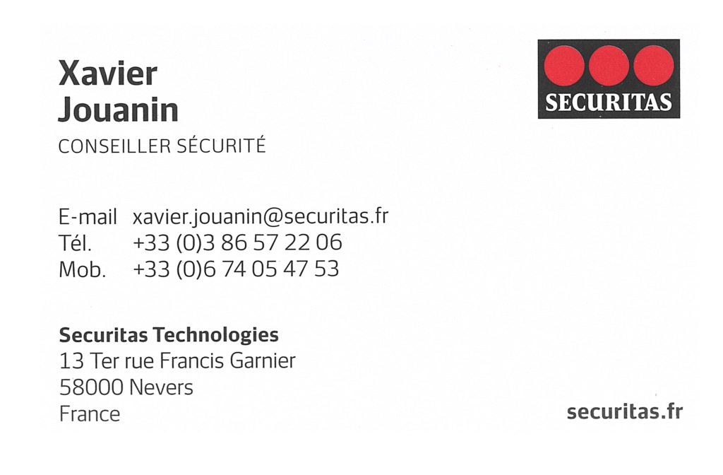 Partenaire GIMS : Securitas Xavier Jouanin